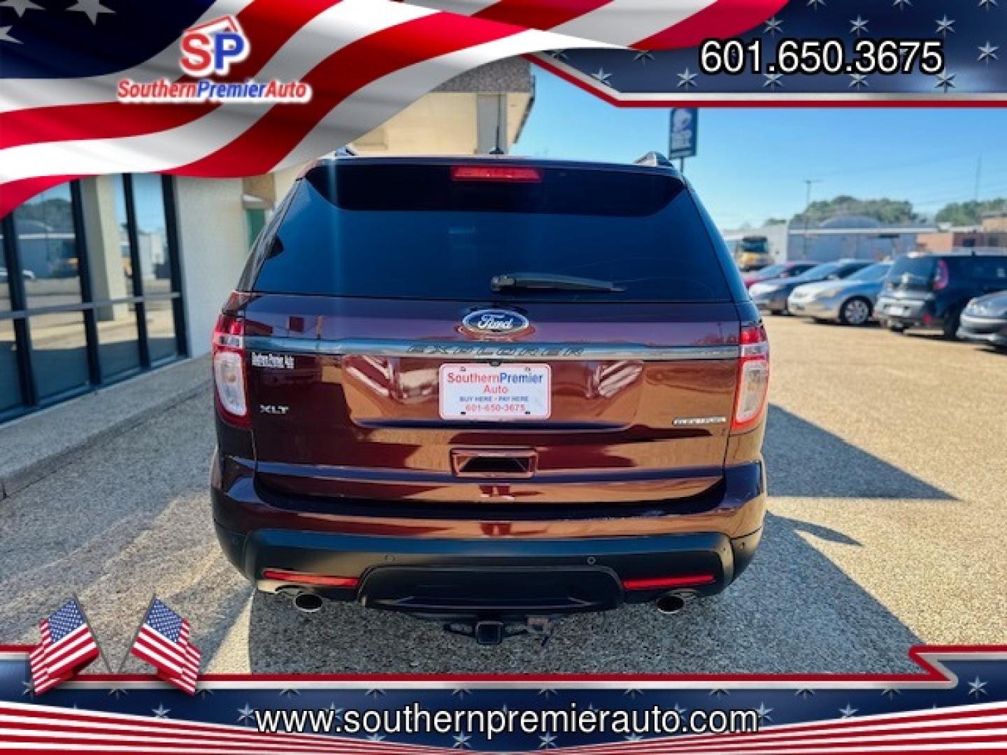 2015 RED FORD EXPLORER XLT (1FM5K7D89FG) , located at 922 W. Beacon St., Philadelphia, MS, 39350, (601) 650-3675, 32.770447, -89.127151 - Photo#4